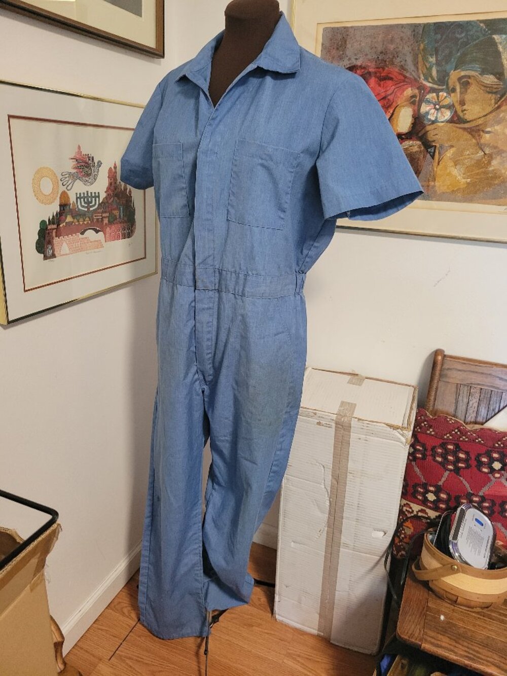Vintage Dickies Short Sleeve Work Suit/Overalls/Jumpsuit